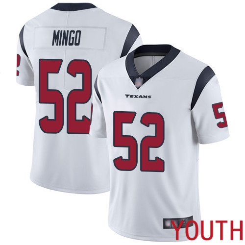 Houston Texans Limited White Youth Barkevious Mingo Road Jersey NFL Football #52 Vapor Untouchable->houston texans->NFL Jersey